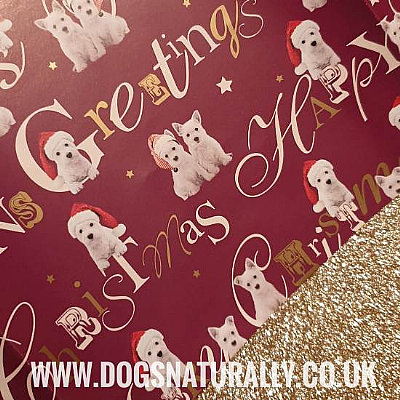 Westie Christmas Wrapping Paper & Tags